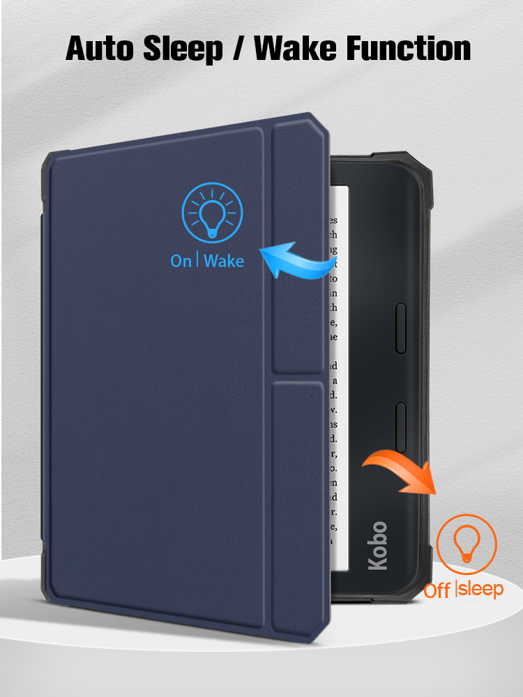 Best Slim Soft TPU Case for Kobo Libra 2 Auto Sleep Cover Magnetic