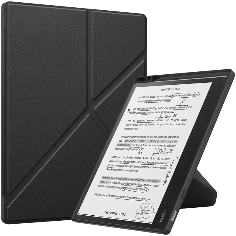Best Origami stand case For Kobo Elipsa 2E case magnetic cover