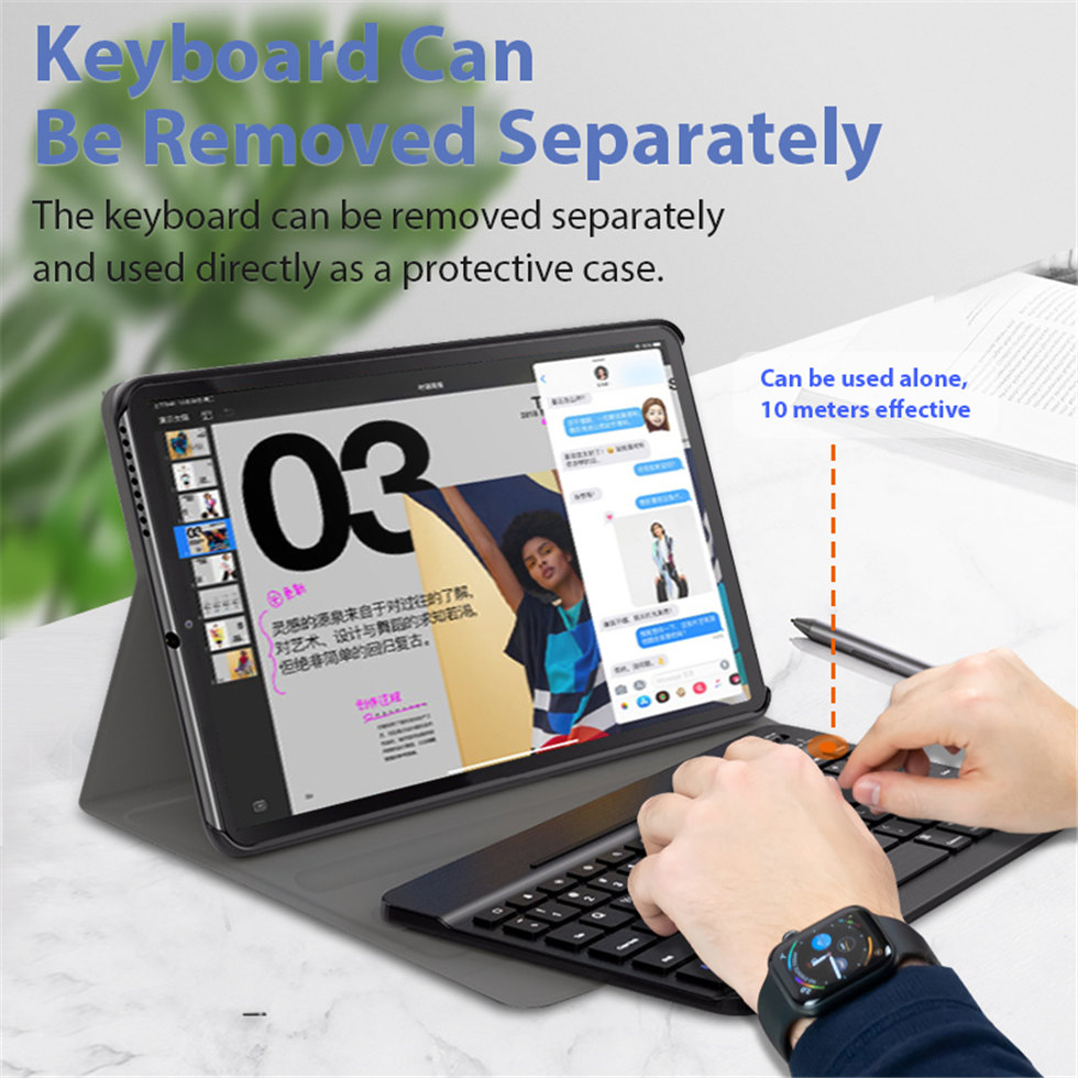 Lenovo-tab-M10-plus-10 के लिए कीबोर्ड-केस-10 (7)