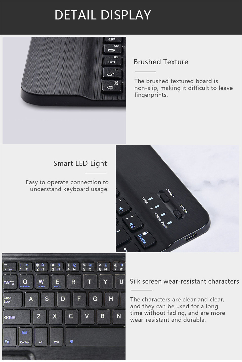 беспроводная Bluetooth-клавиатура (3)